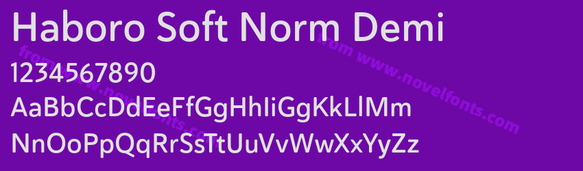Haboro Soft Norm DemiPreview Haboro Soft Norm DemiPreview