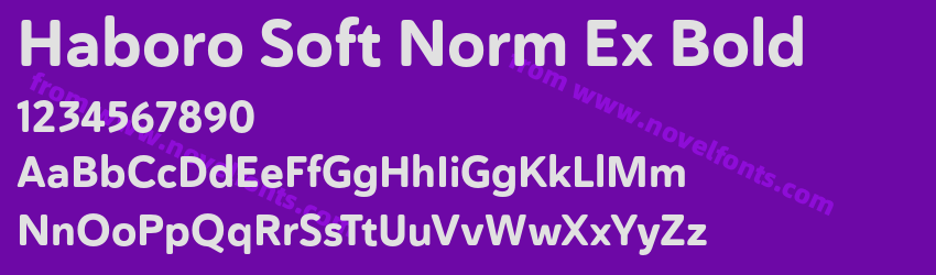 Haboro Soft Norm Ex BoldPreview Haboro Soft Norm Ex BoldPreview