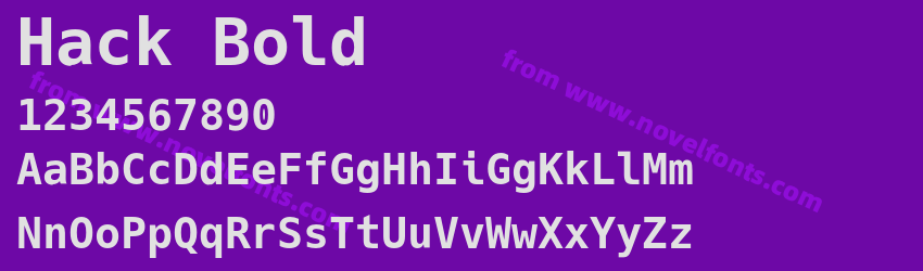 Hack BoldPreview Hack BoldPreview