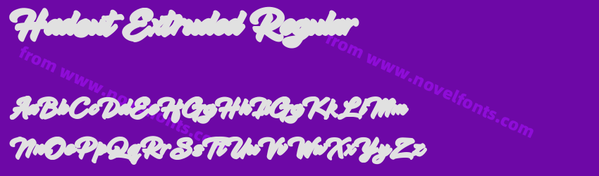 Hadsut Extruded RegularPreview Hadsut Extruded RegularPreview