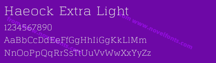 Haeock Extra LightPreview Haeock Extra LightPreview