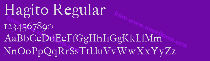 Hagito RegularPreview Hagito RegularPreview