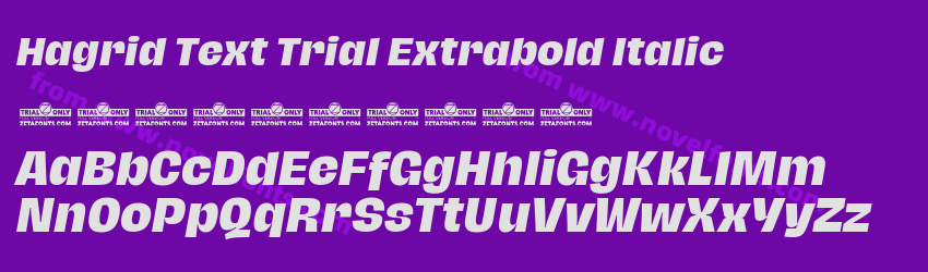Hagrid Text Trial Extrabold ItalicPreview Hagrid Text Trial Extrabold ItalicPreview