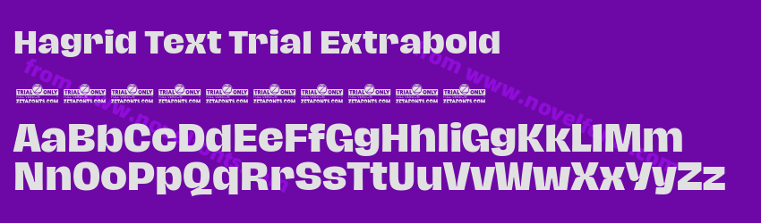 Hagrid Text Trial ExtraboldPreview