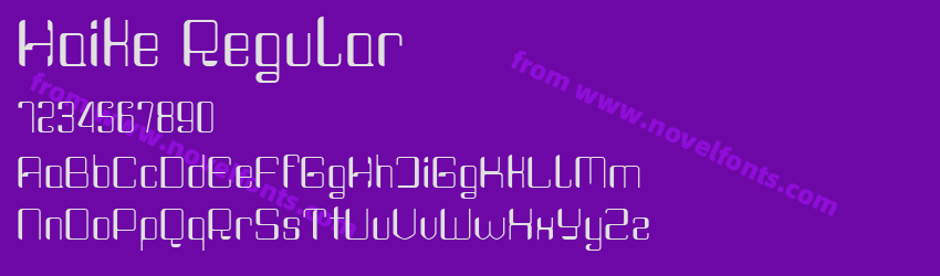 Haike RegularPreview Haike RegularPreview