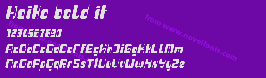 Haike bold itPreview Haike bold itPreview