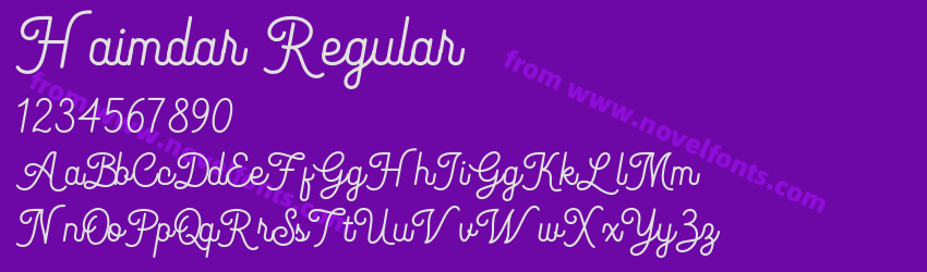 Haimdar RegularPreview Haimdar RegularPreview