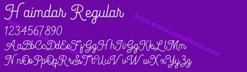 Haimdar RegularPreview Haimdar RegularPreview