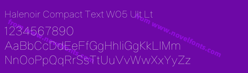 Halenoir Compact Text W05 Ult LtPreview Halenoir Compact Text W05 Ult LtPreview