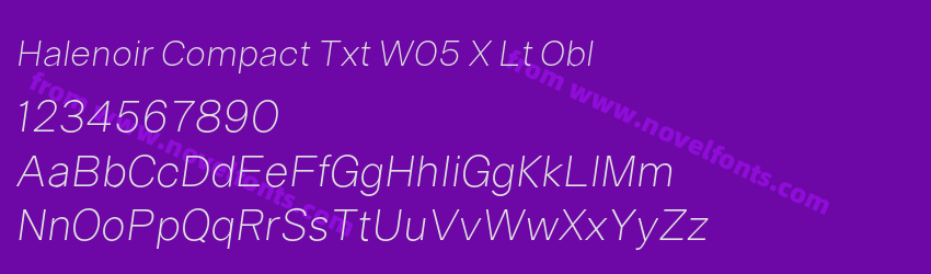 Halenoir Compact Txt W05 X Lt OblPreview Halenoir Compact Txt W05 X Lt OblPreview
