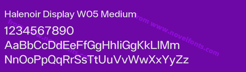 Halenoir Display W05 MediumPreview Halenoir Display W05 MediumPreview