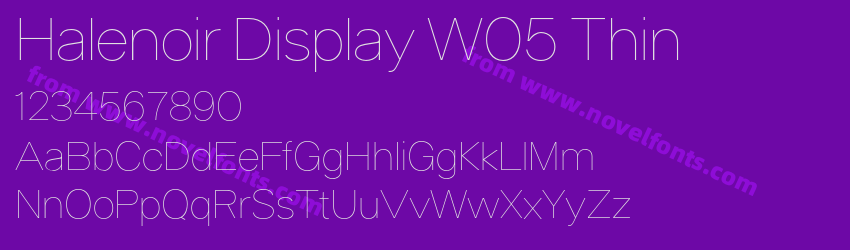 Halenoir Display W05 ThinPreview Halenoir Display W05 ThinPreview