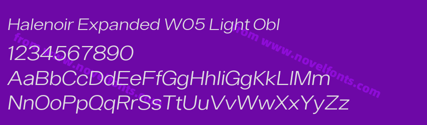 Halenoir Expanded W05 Light OblPreview