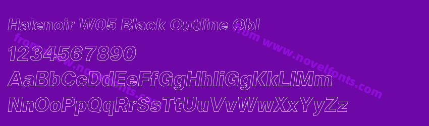 Halenoir W05 Black Outline OblPreview Halenoir W05 Black Outline OblPreview