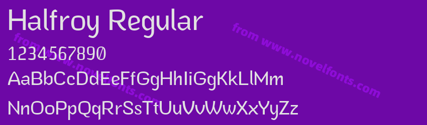 Halfroy RegularPreview Halfroy RegularPreview