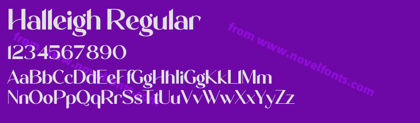 Halleigh RegularPreview Halleigh RegularPreview