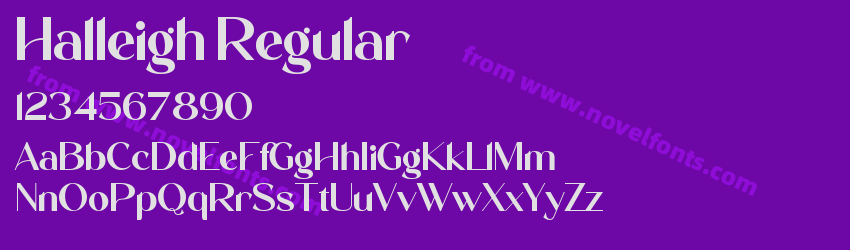 Halleigh RegularPreview Halleigh RegularPreview