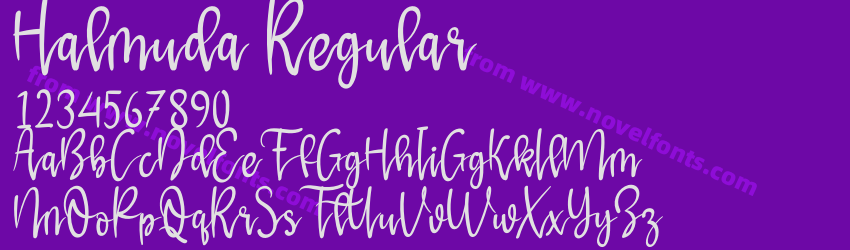 Halmuda RegularPreview Halmuda RegularPreview