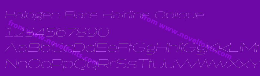 Halogen Flare Hairline ObliquePreview Halogen Flare Hairline ObliquePreview
