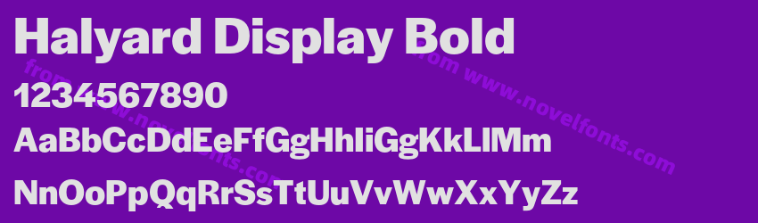 Halyard Display BoldPreview Halyard Display BoldPreview
