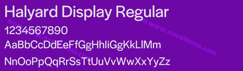 Halyard Display RegularPreview Halyard Display RegularPreview