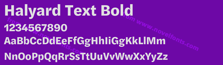 Halyard Text BoldPreview Halyard Text BoldPreview