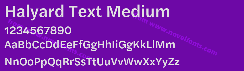 Halyard Text MediumPreview Halyard Text MediumPreview