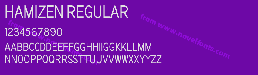 Hamizen RegularPreview Hamizen RegularPreview