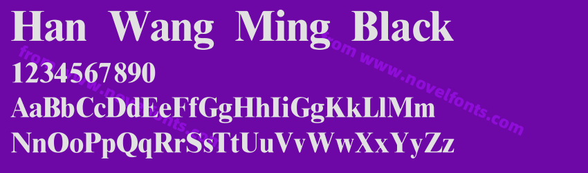 Han Wang Ming BlackPreview Han Wang Ming BlackPreview