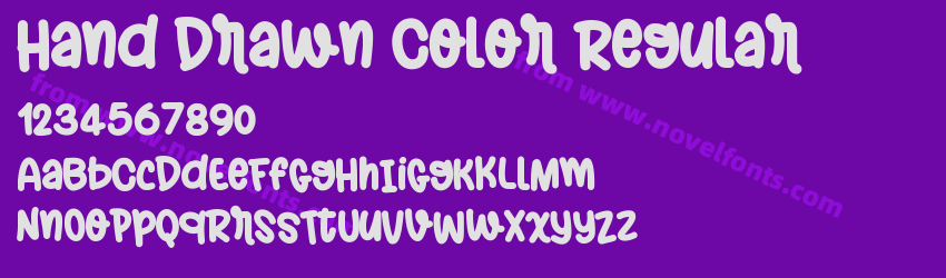 Hand Drawn Color RegularPreview Hand Drawn Color RegularPreview