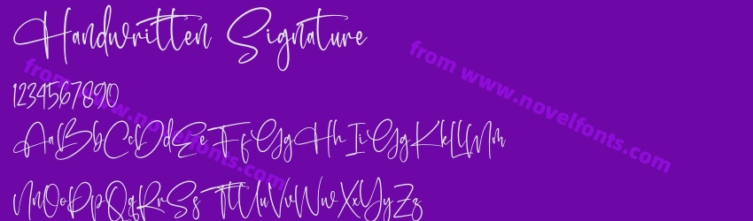 Handwritten SignaturePreview Handwritten SignaturePreview