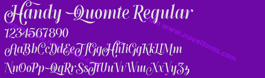 Handy Quomte RegularPreview