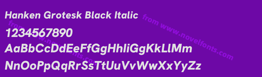 Hanken Grotesk Black ItalicPreview Hanken Grotesk Black ItalicPreview