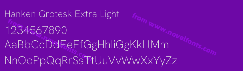 Hanken Grotesk Extra LightPreview Hanken Grotesk Extra LightPreview