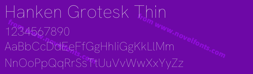 Hanken Grotesk ThinPreview Hanken Grotesk ThinPreview