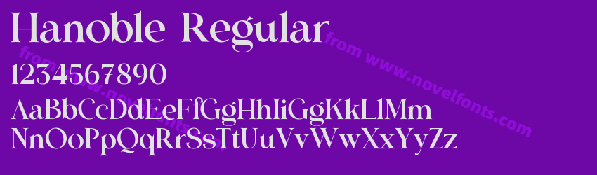 Hanoble RegularPreview Hanoble RegularPreview
