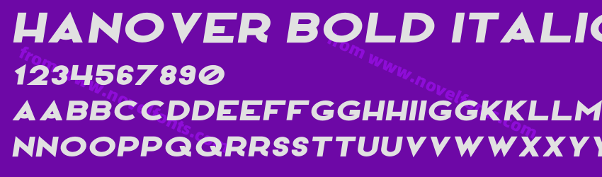 Hanover Bold ItalicPreview Hanover Bold ItalicPreview