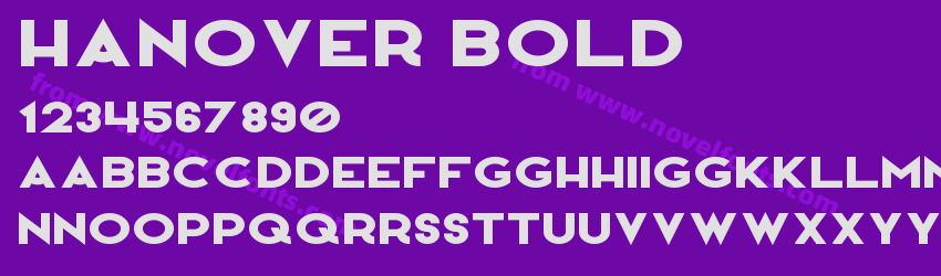 Hanover BoldPreview Hanover BoldPreview