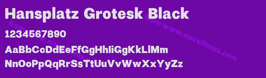 Hansplatz Grotesk BlackPreview Hansplatz Grotesk BlackPreview