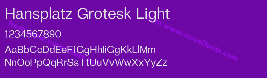 Hansplatz Grotesk LightPreview Hansplatz Grotesk LightPreview