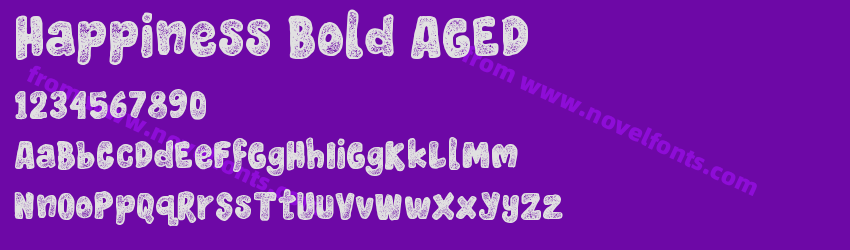 Happiness Bold AGEDPreview Happiness Bold AGEDPreview