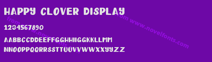 Happy Clover DisplayPreview Happy Clover DisplayPreview