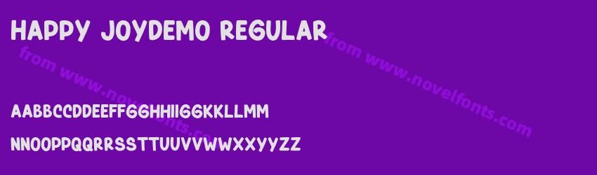 Happy JoyDEMO RegularPreview Happy JoyDEMO RegularPreview