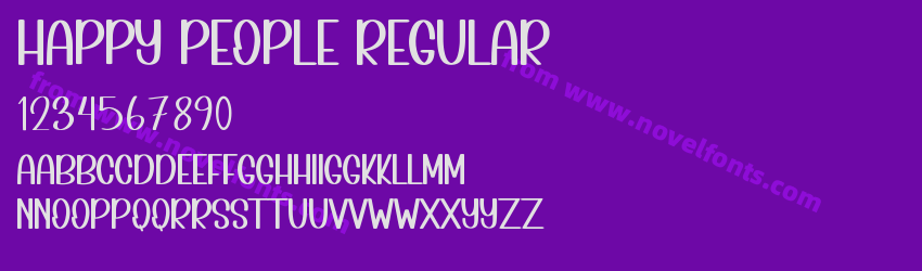 Happy People RegularPreview Happy People RegularPreview