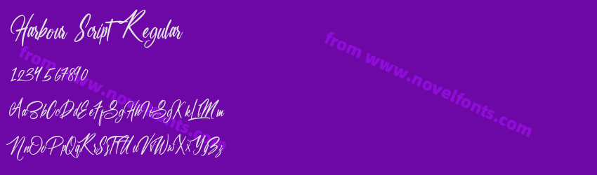 Harbour Script RegularPreview Harbour Script RegularPreview