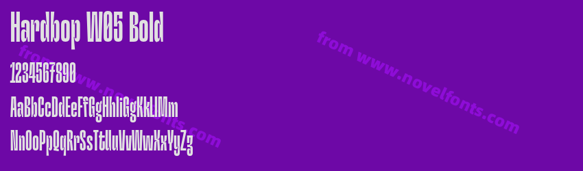 Hardbop W05 BoldPreview Hardbop W05 BoldPreview