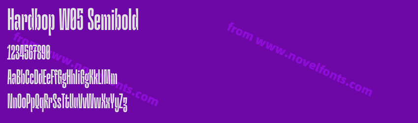 Hardbop W05 SemiboldPreview Hardbop W05 SemiboldPreview