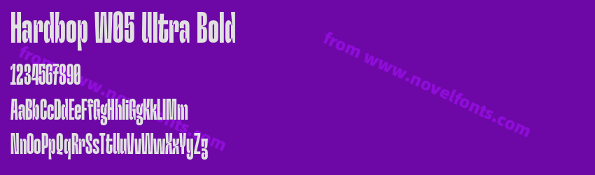 Hardbop W05 Ultra BoldPreview Hardbop W05 Ultra BoldPreview