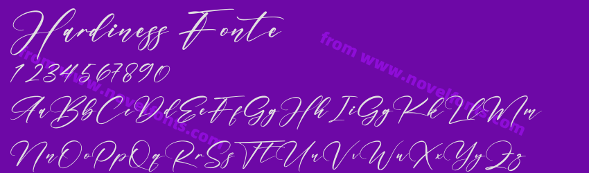 Hardiness FontePreview Hardiness FontePreview