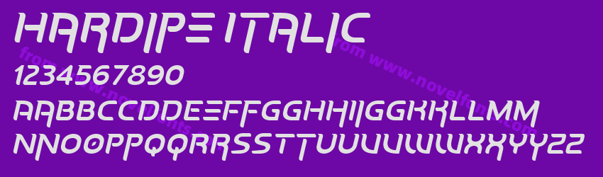 Hardipe ItalicPreview Hardipe ItalicPreview